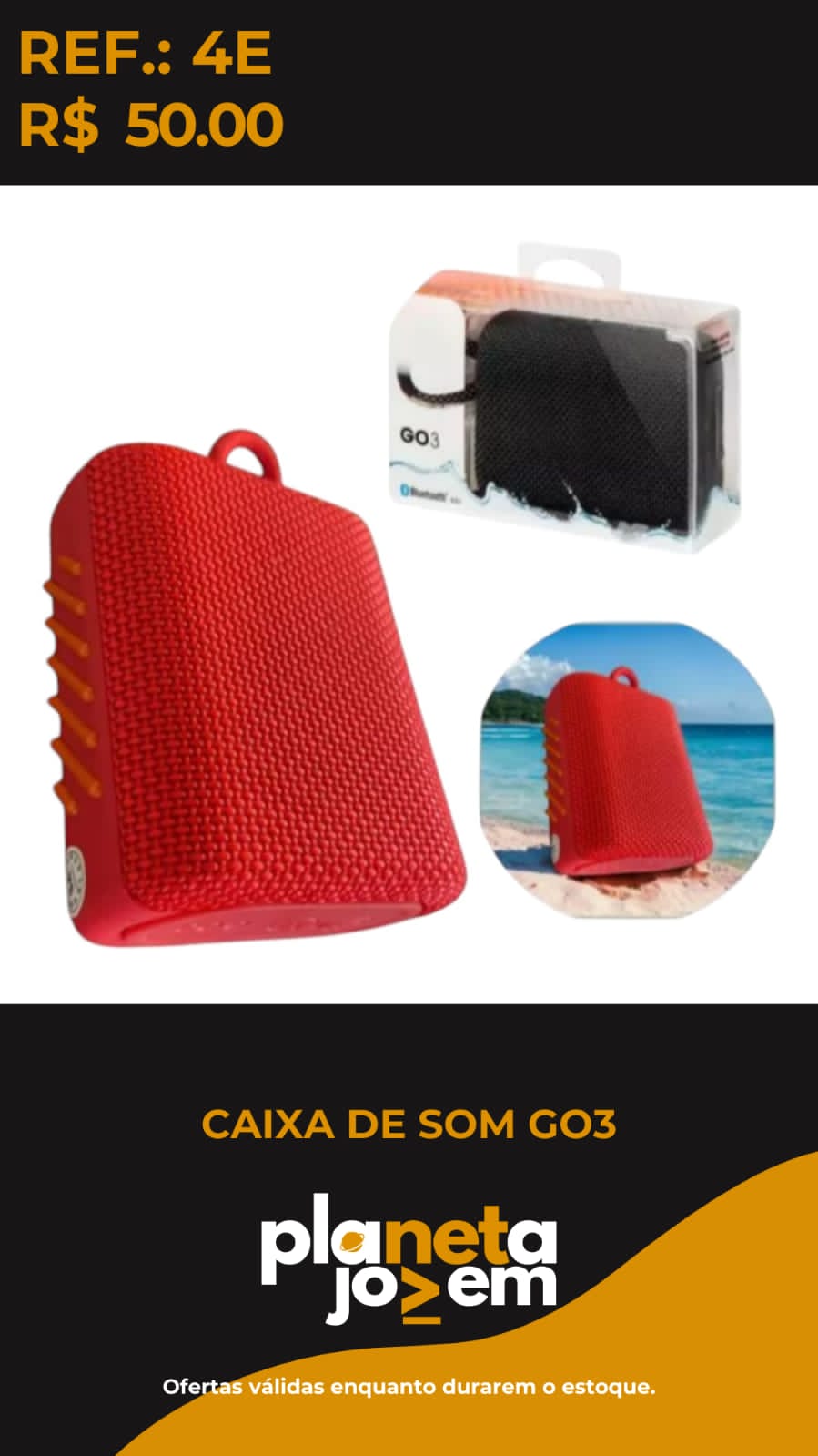 Caixa De Som Go3